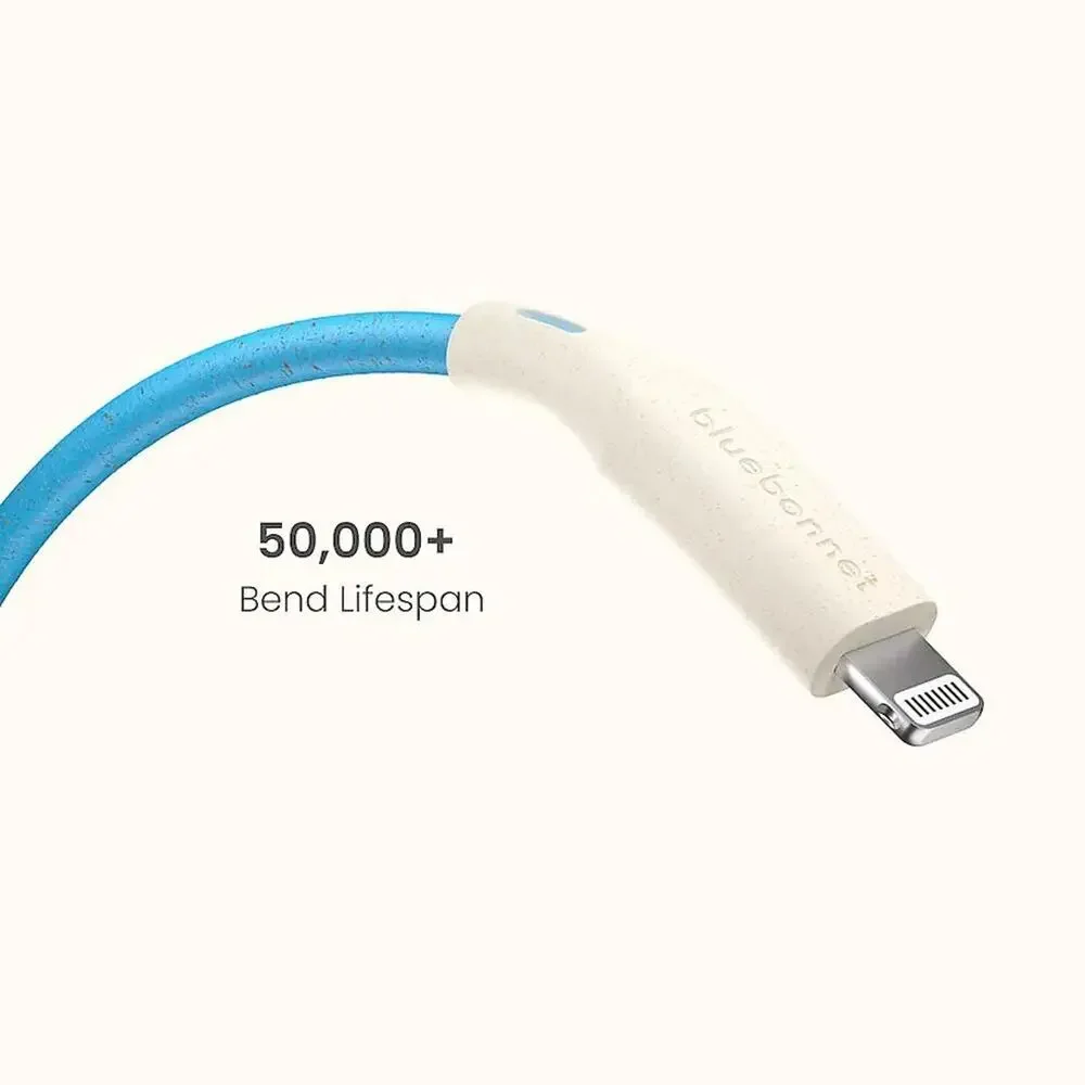BlueBonnet The Companion USB-C 4FT iPhone Charging Cable